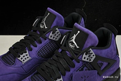 Travis Retro x Jordan Purple Air 4 Scott 0913